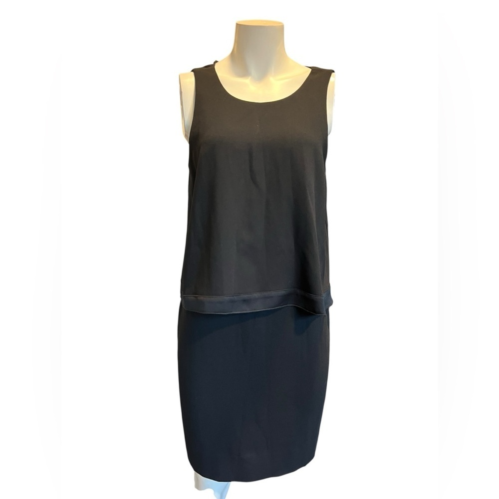 Trina Turk Classic Black Layered Dress - Picture 1 of 10